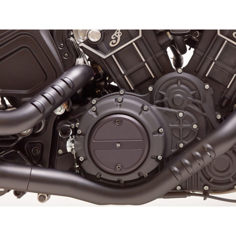 Wunderkind Clutch Cover INB1R For Indian Scout Bobber