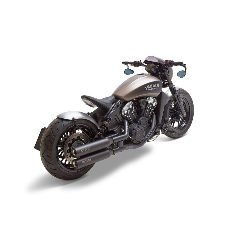 Wunderkind Rear Fender With Bobber Seat For Wide Tire For Indian Scout Bobber