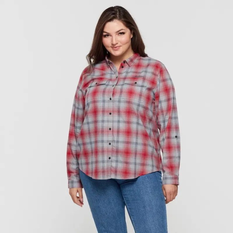 Indian Motorcycle Women's Icon Plaid Shirt