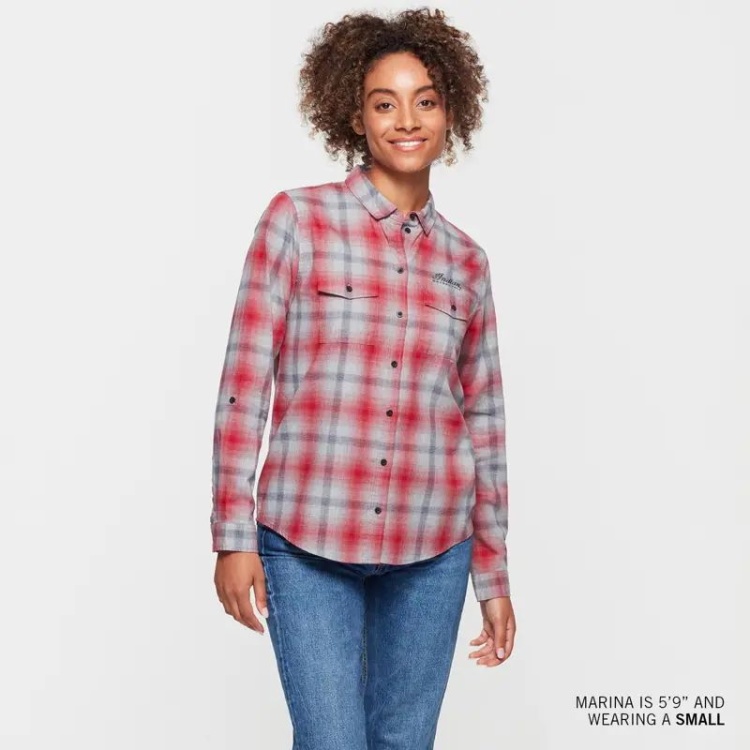 Indian Motorcycle Women's Icon Plaid Shirt