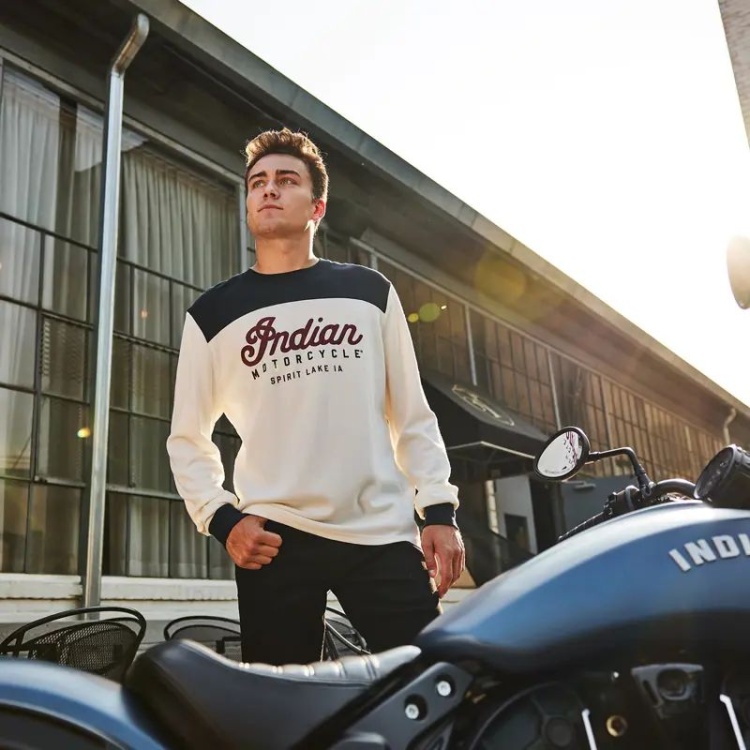 Indian Motorcycle Mesh Colorblock Long Sleeve