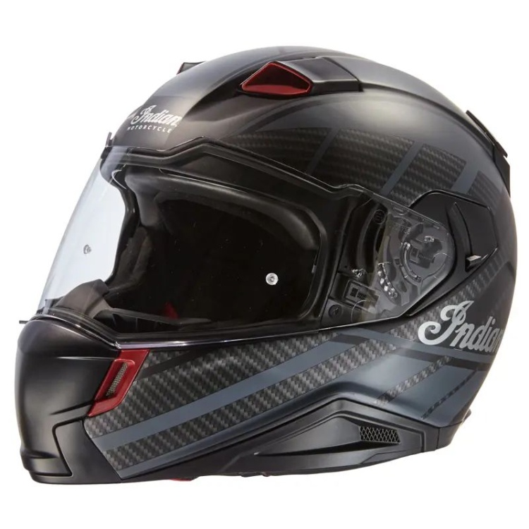 Indian Motorcycle Full Face Matte Sport Helmet-Black