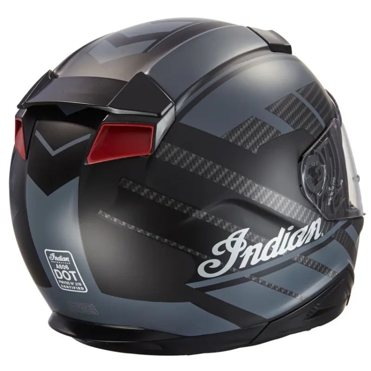 Indian Motorcycle Full Face Matte Sport Helmet-Black