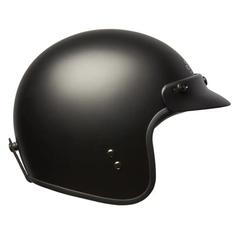 Indian Motorcycle Open Face Retro Helmet - Matte Black