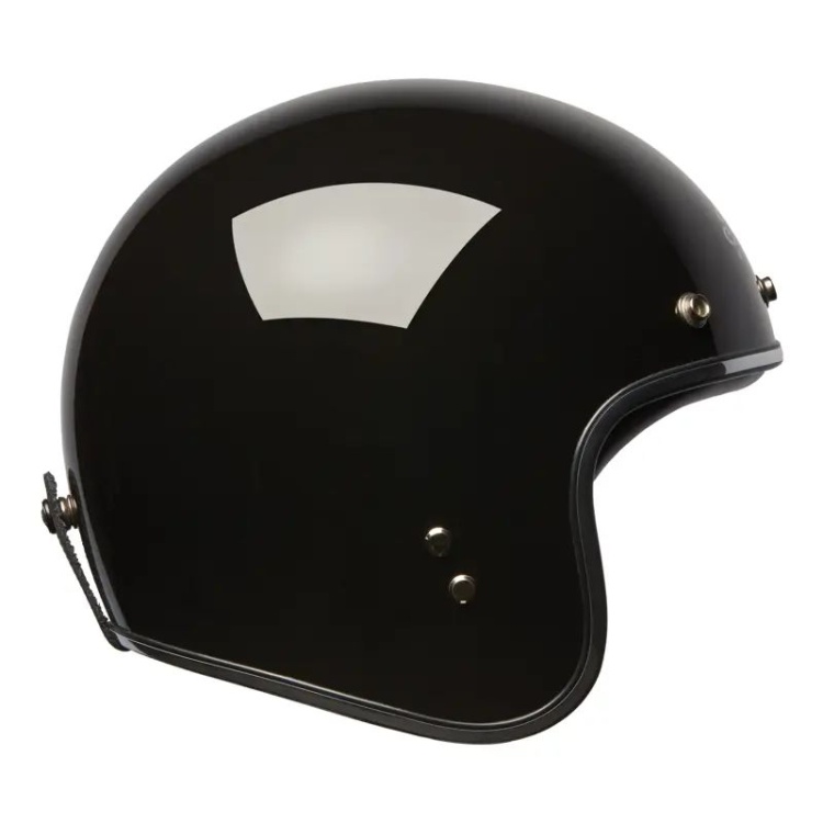 Indian Motorcycle Open Face Retro Helmet - Gloss Black