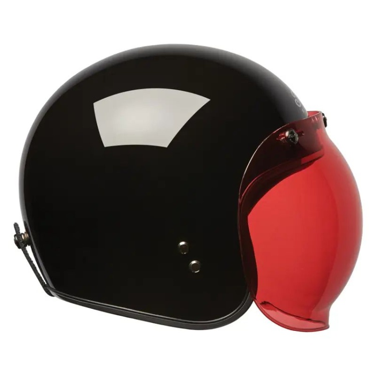 Indian Motorcycle Open Face Retro Helmet - Gloss Black