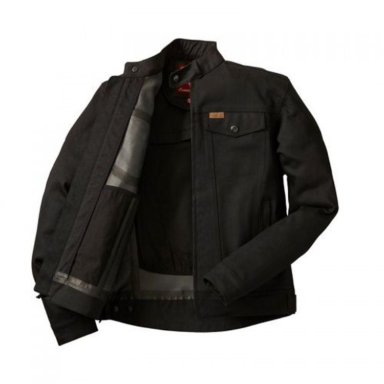 Indian Motorcycle Atlanta men's denim riding Jacket - black