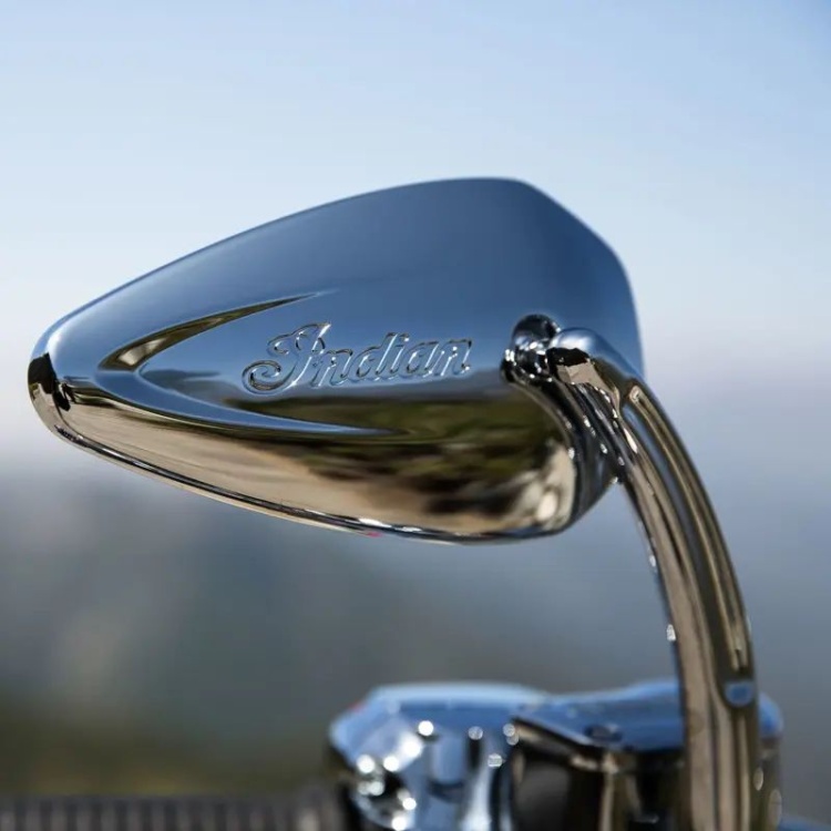 Indian Motorcycle 'Pinnacle' mirror - chrome