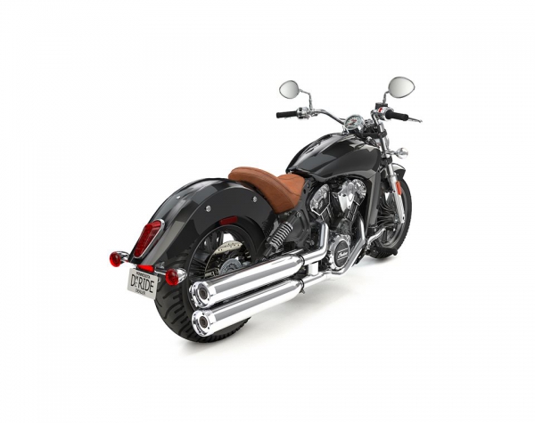 Indian Scout exhaust end caps