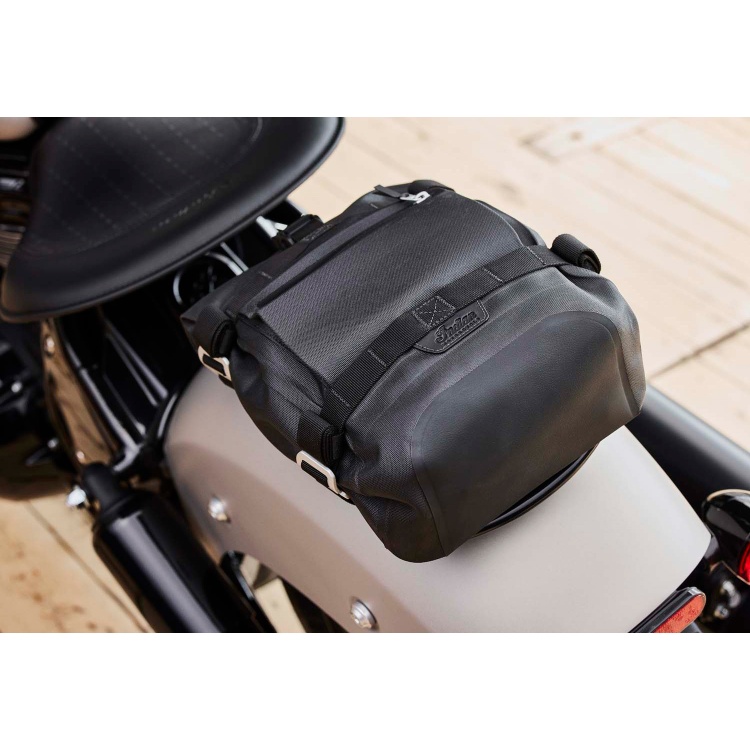 Indian Motorcycle All Weather Black Vinyl Tail Bag for Scout 1250cc Range