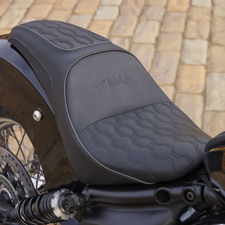 Indian Motorcycle Syndicate Seat - Black for Scout 1250cc Range