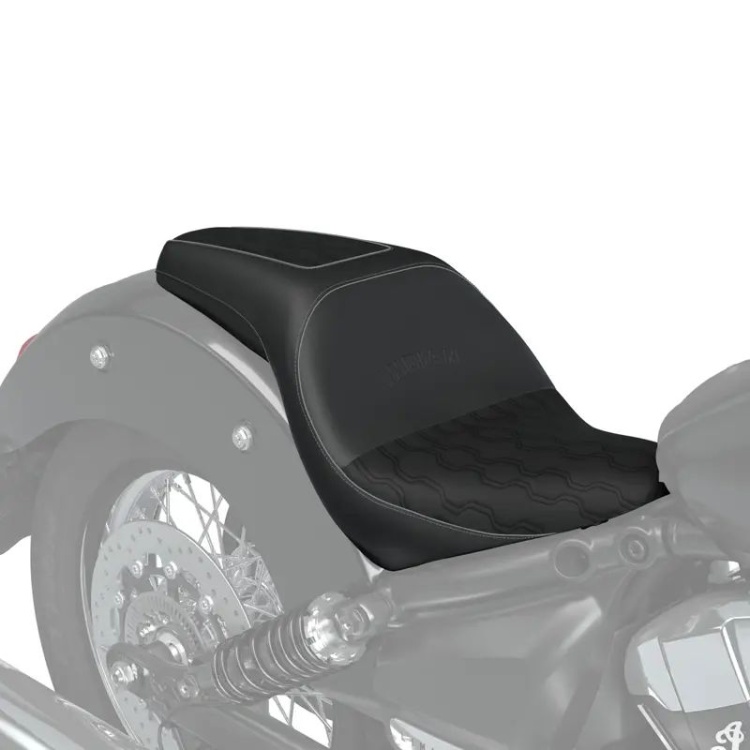 Indian Motorcycle Extended Reach Syndicate Seat - Black for Scout 1250cc Range