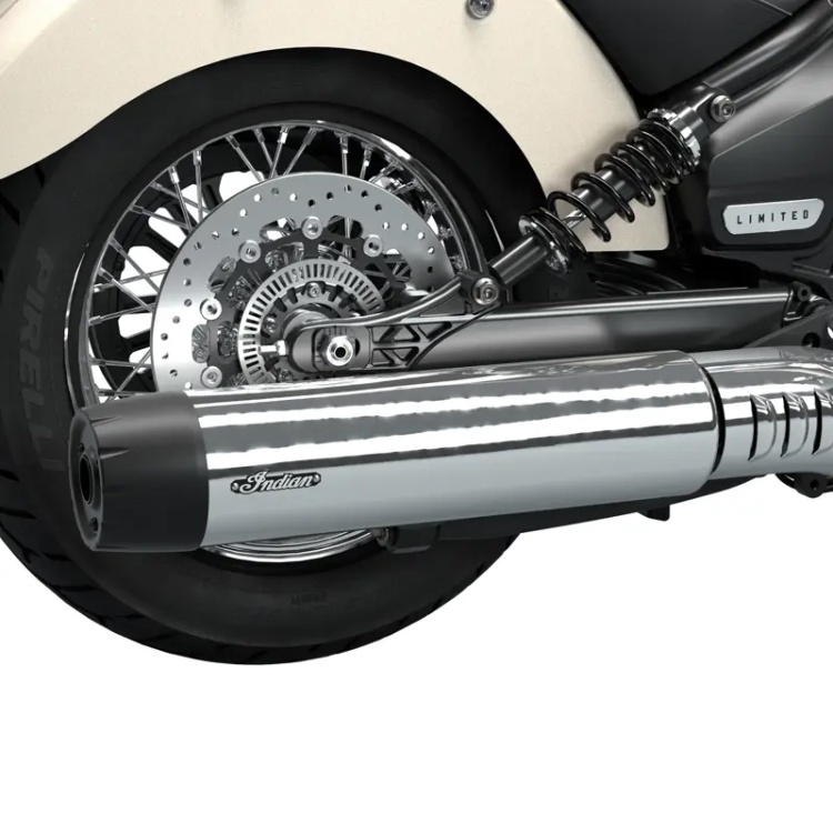 Indian Motorcycle Exhaust Silencer End Cap - Black For 1250 Scout Models