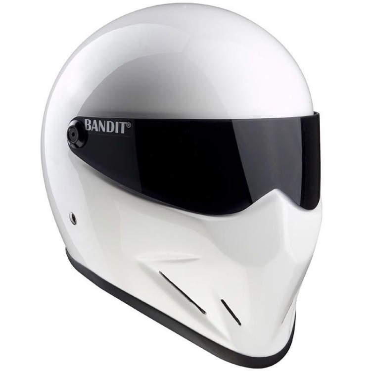 Bandit Crystal Full Face Helmet - White