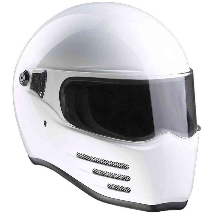 Bandit Fighter Full Face Helmet - White