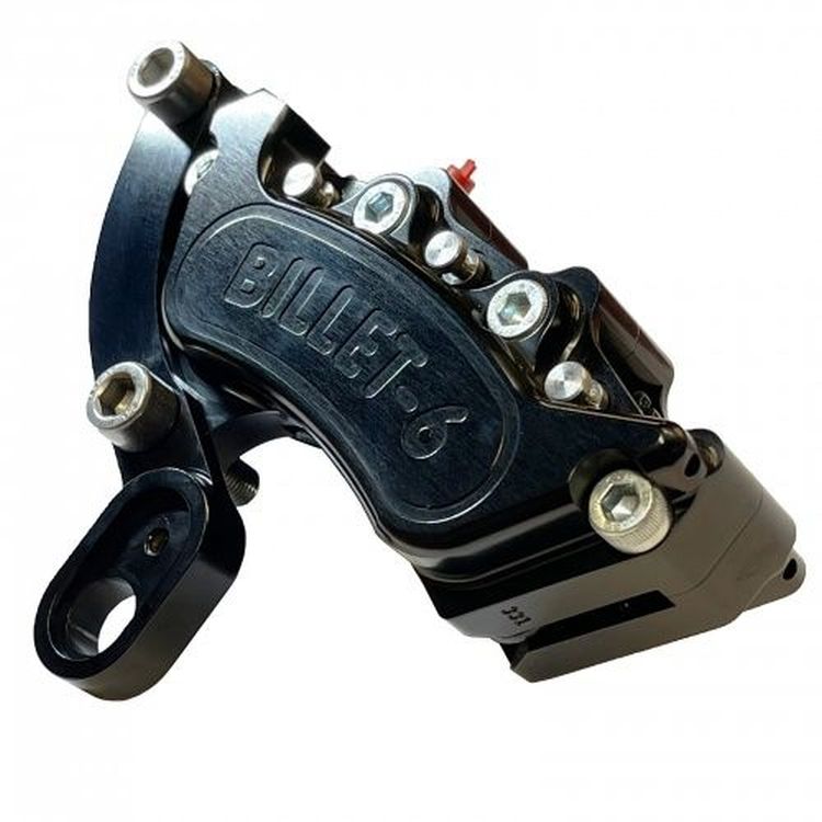 Harrison Billet 6 Pot Front Brake Caliper Upgrade For Indian Scout Models - Retains ABS