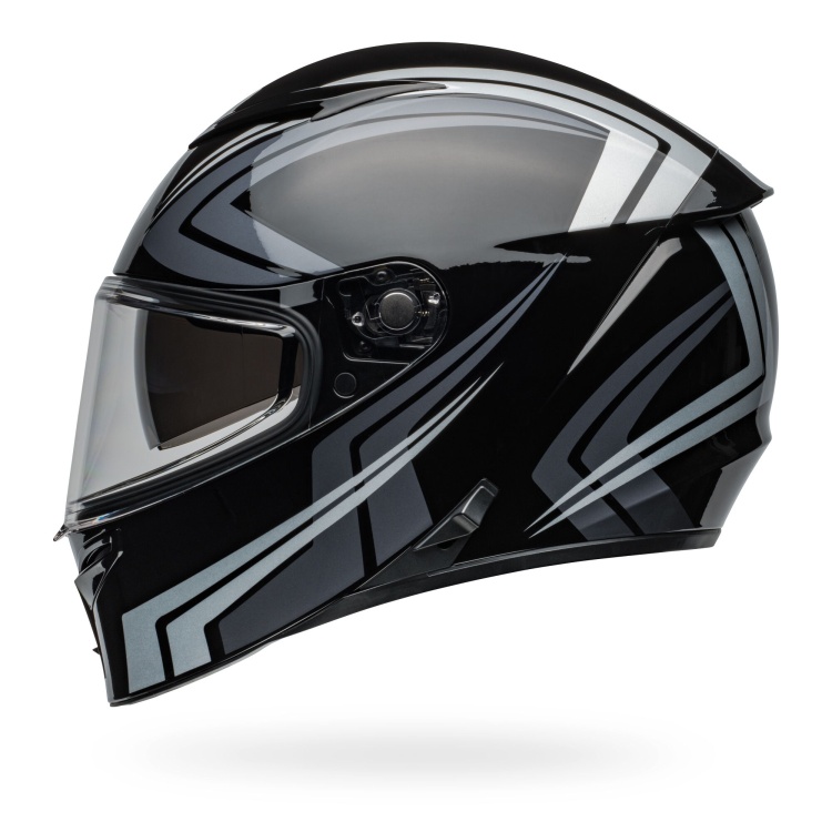 Bell Lithium Jetstream Gloss Black/Silver Helmet