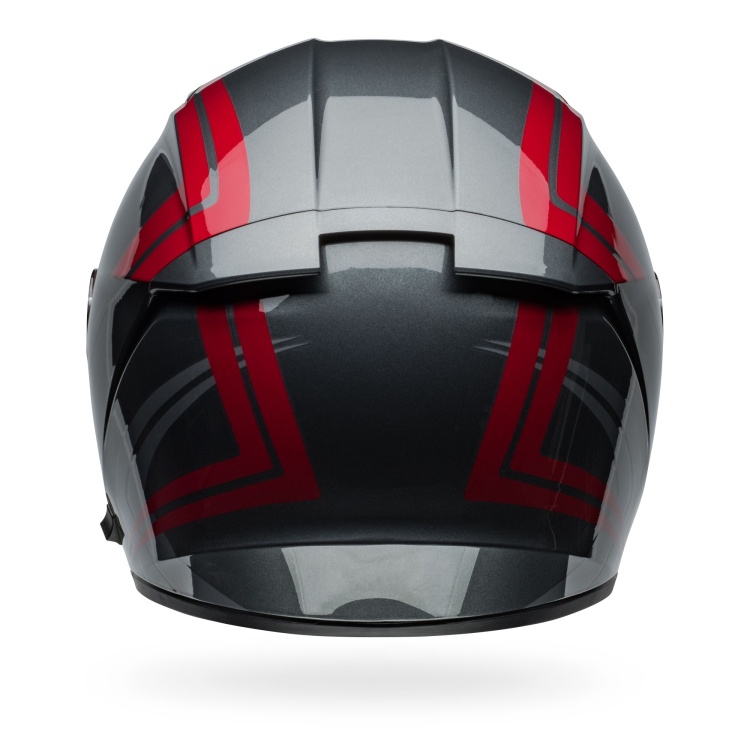 Bell Lithium Jetstream Gloss Gray/Candy Red Helmet