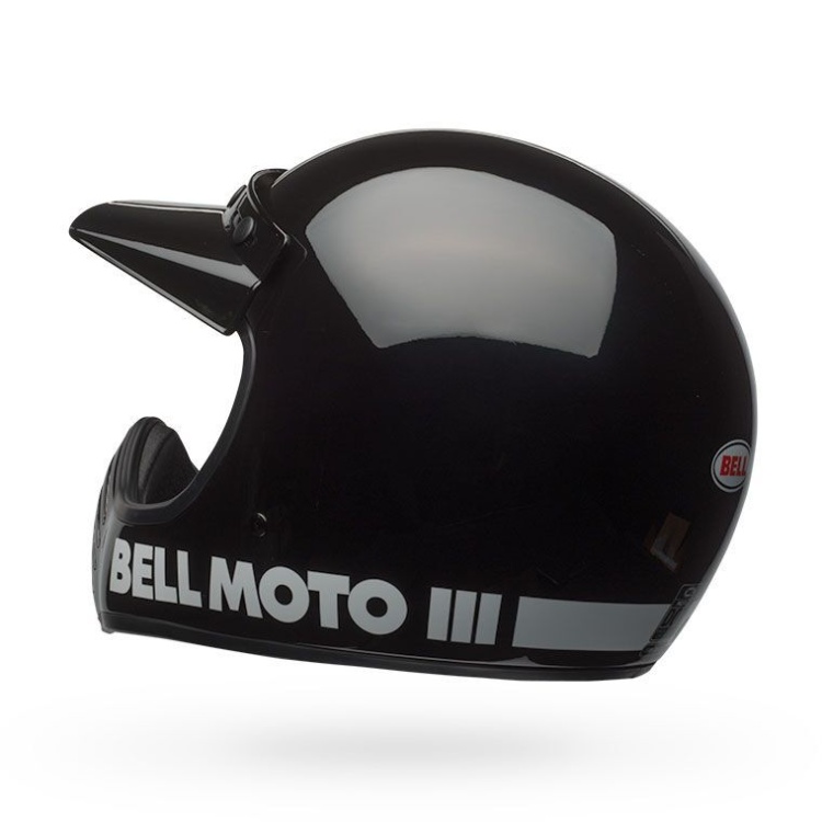 Bell Moto-3 Classic Gloss Black Helmet