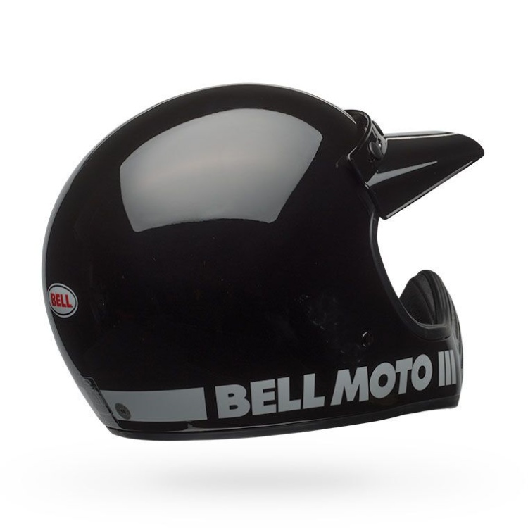 Bell Moto-3 Classic Gloss Black Helmet