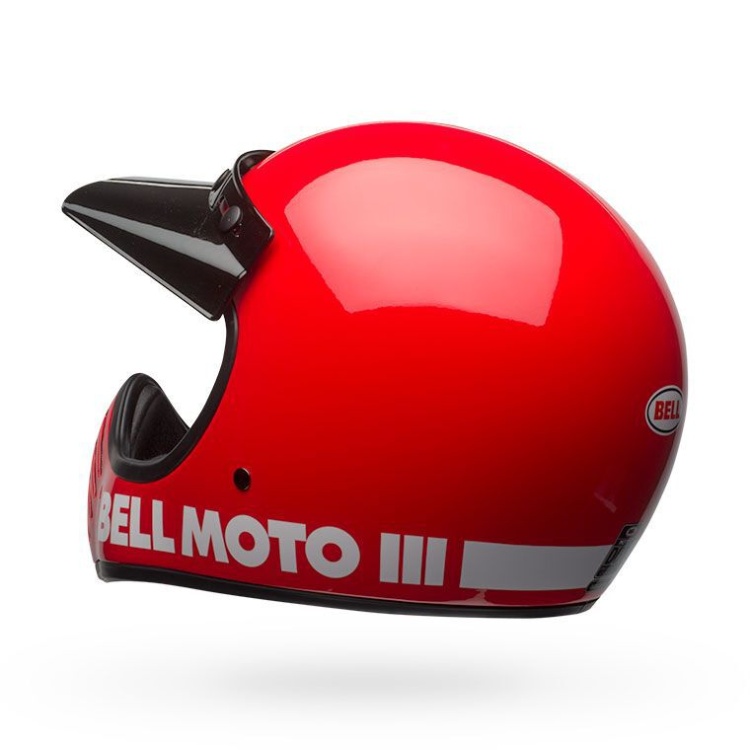 Bell Moto-3 Classic Gloss Red Helmet