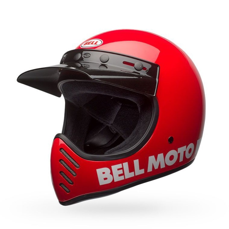 Bell Moto-3 Classic Gloss Red Helmet