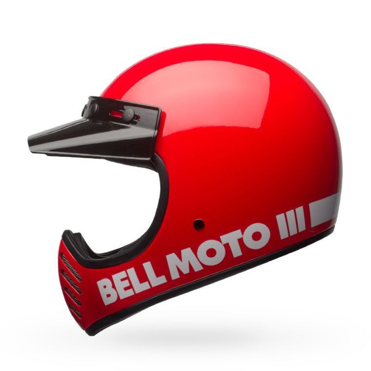 Bell Moto-3 Classic Gloss Red Helmet