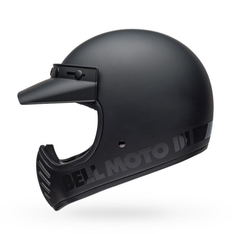 Bell Moto-3 Classic Matte/Gloss Blackout Helmet