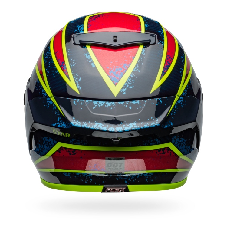 Bell Race Star DLX Flex Full Face Xenon Gloss Blue/Retina Sport Helmet