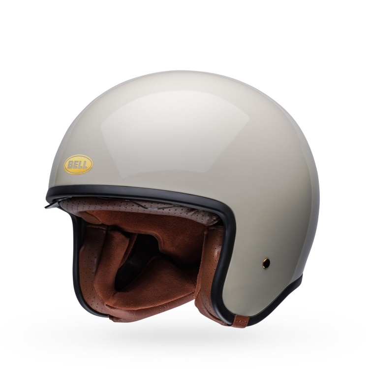 Bell TX-501 Solid Vintage White Helmet