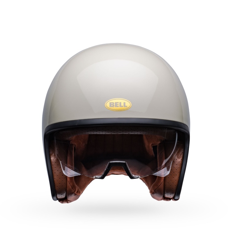 Bell TX-501 Solid Vintage White Helmet