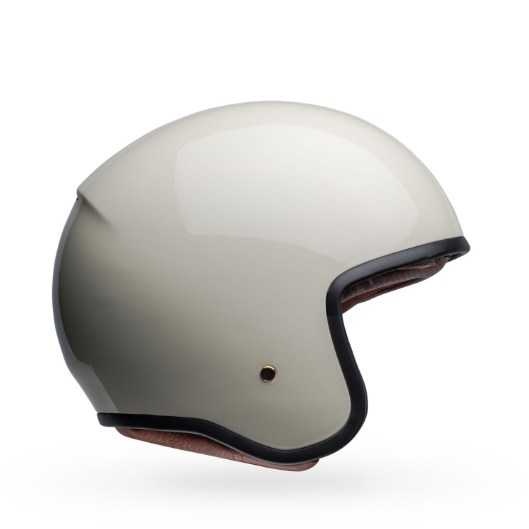 Bell TX-501 Solid Vintage White Helmet