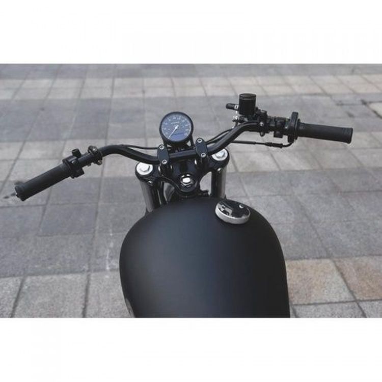 Custom Fuel Tank Billet Aluminium Cap Knurled For Triumph and Harley Davidson by Motone