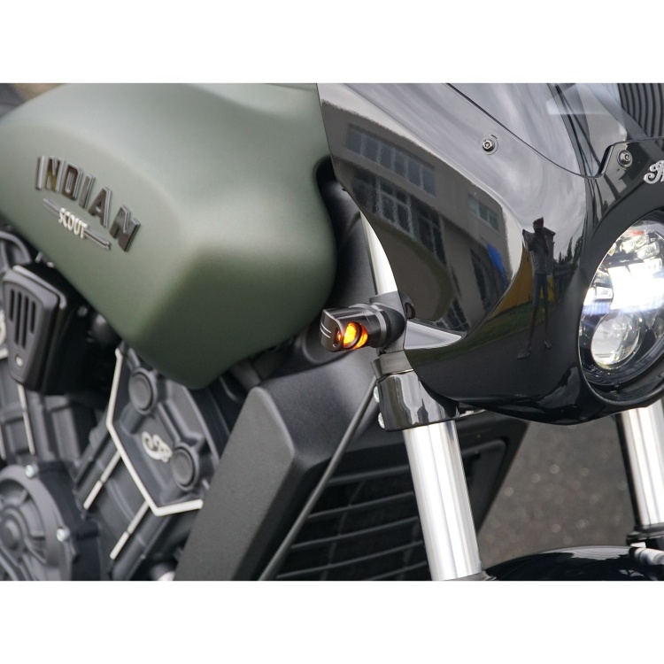 Wunderkind Front LED Turn Signal For Indian Scout Models