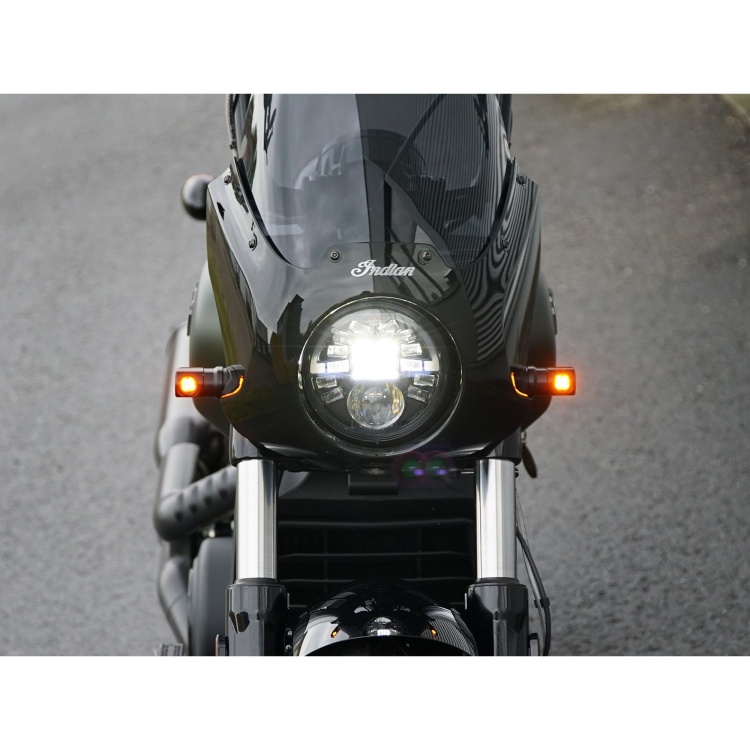 Wunderkind Front LED Turn Signal For Indian Scout Models