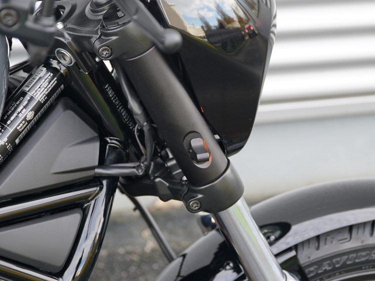 Wunderkind Front Fork Pipes Covers 41,5 mm Incl. LED-mini-indicators For Harley Davidson Models