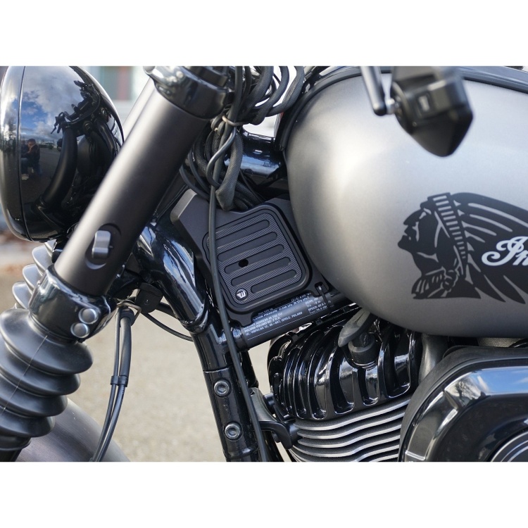 Wunderkind Cover Frame Triangle Steering Head For Indian Chief