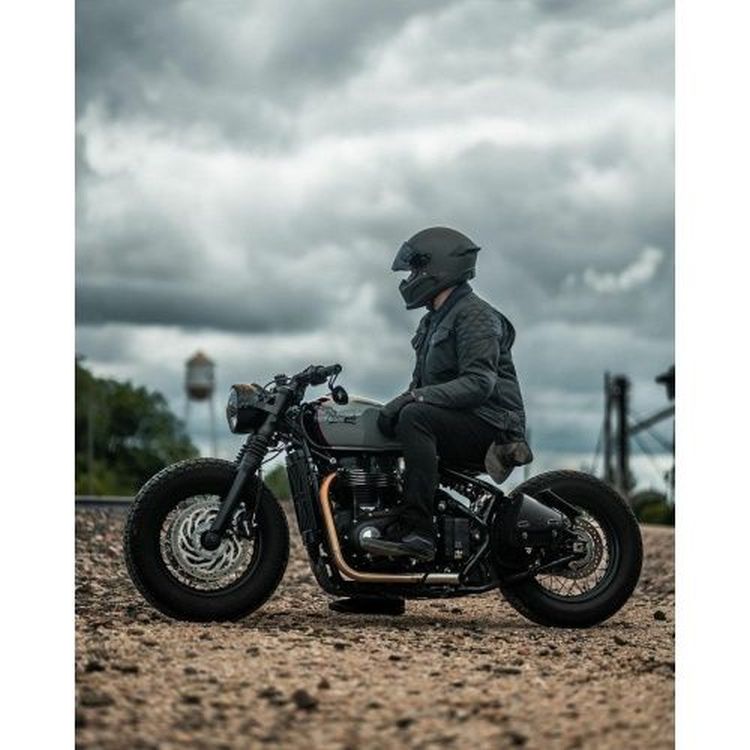 Triumph bobber leather on sale jacket