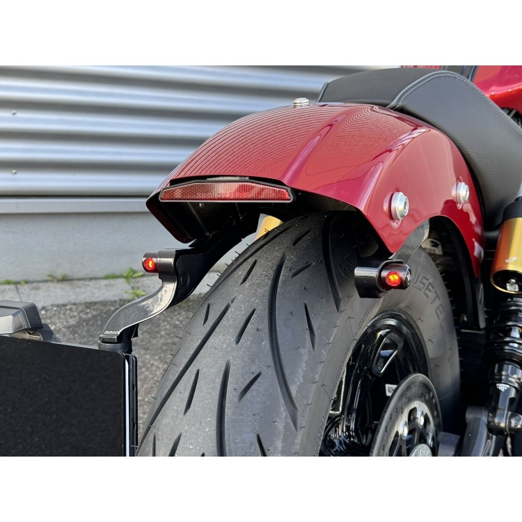 Wunderkind Stop And Tail LED Indicator Lights For 1250 Indian Scout