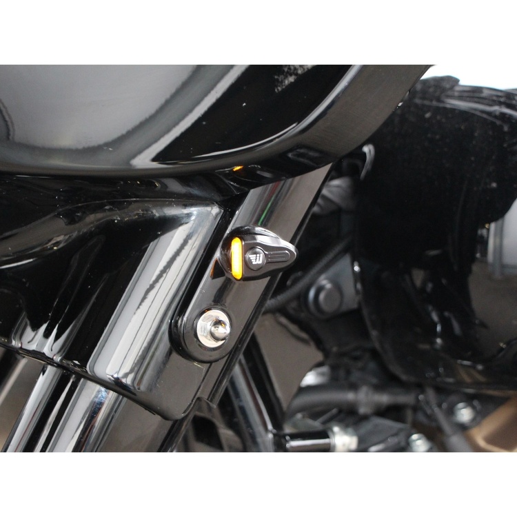 Wunderkind Front LED Indicator Kit For Harley-Davidson Models (2017 - 2024)