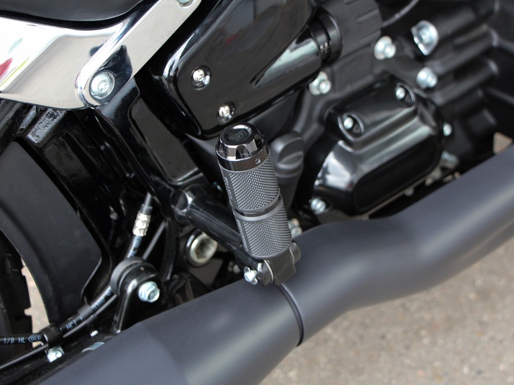 Wunderkind Replacement Foot Pegs For Pillion Rider For Harley Davidson Models