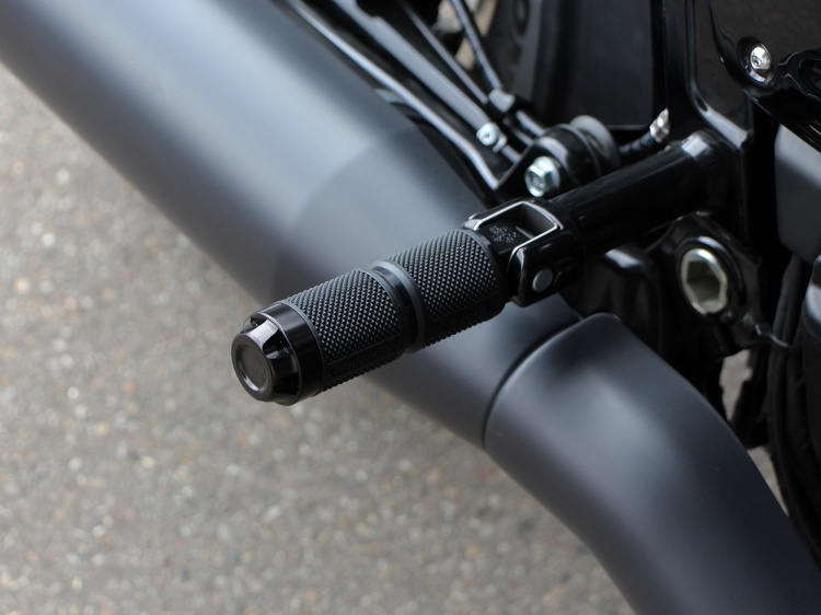 Wunderkind Replacement Foot Pegs For Pillion Rider For Harley Davidson Models