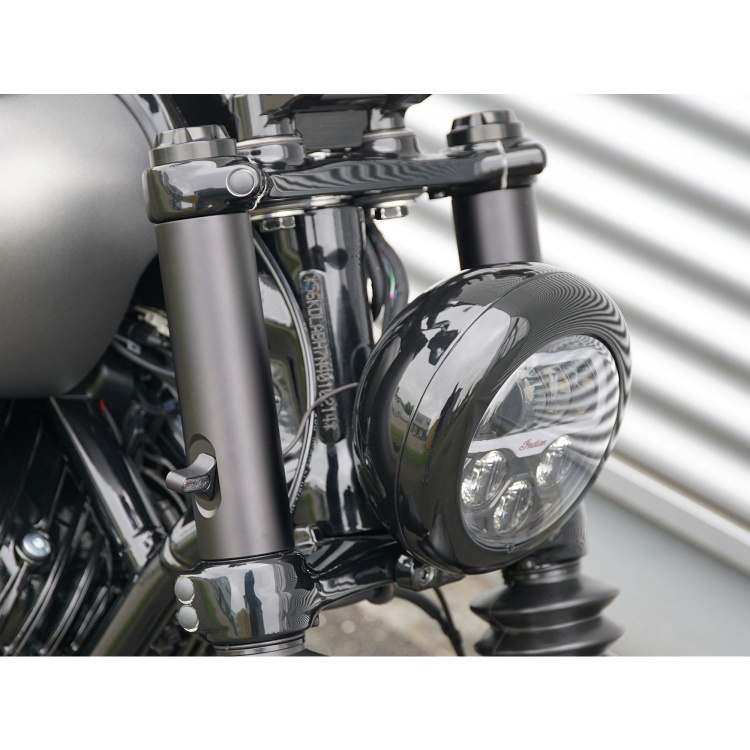 Wunderkind Cover Front Fork Tubes With Indicators For Indian Chief