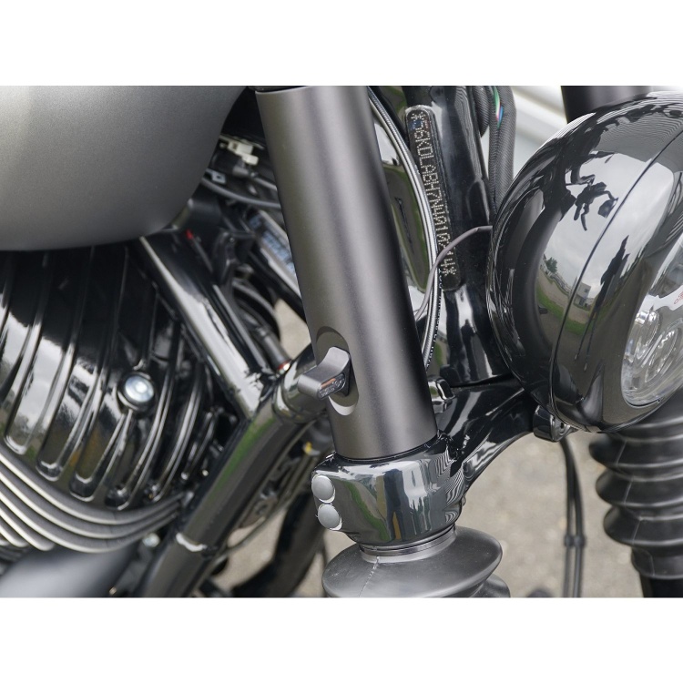 Wunderkind Cover Front Fork Tubes With Indicators For Indian Chief