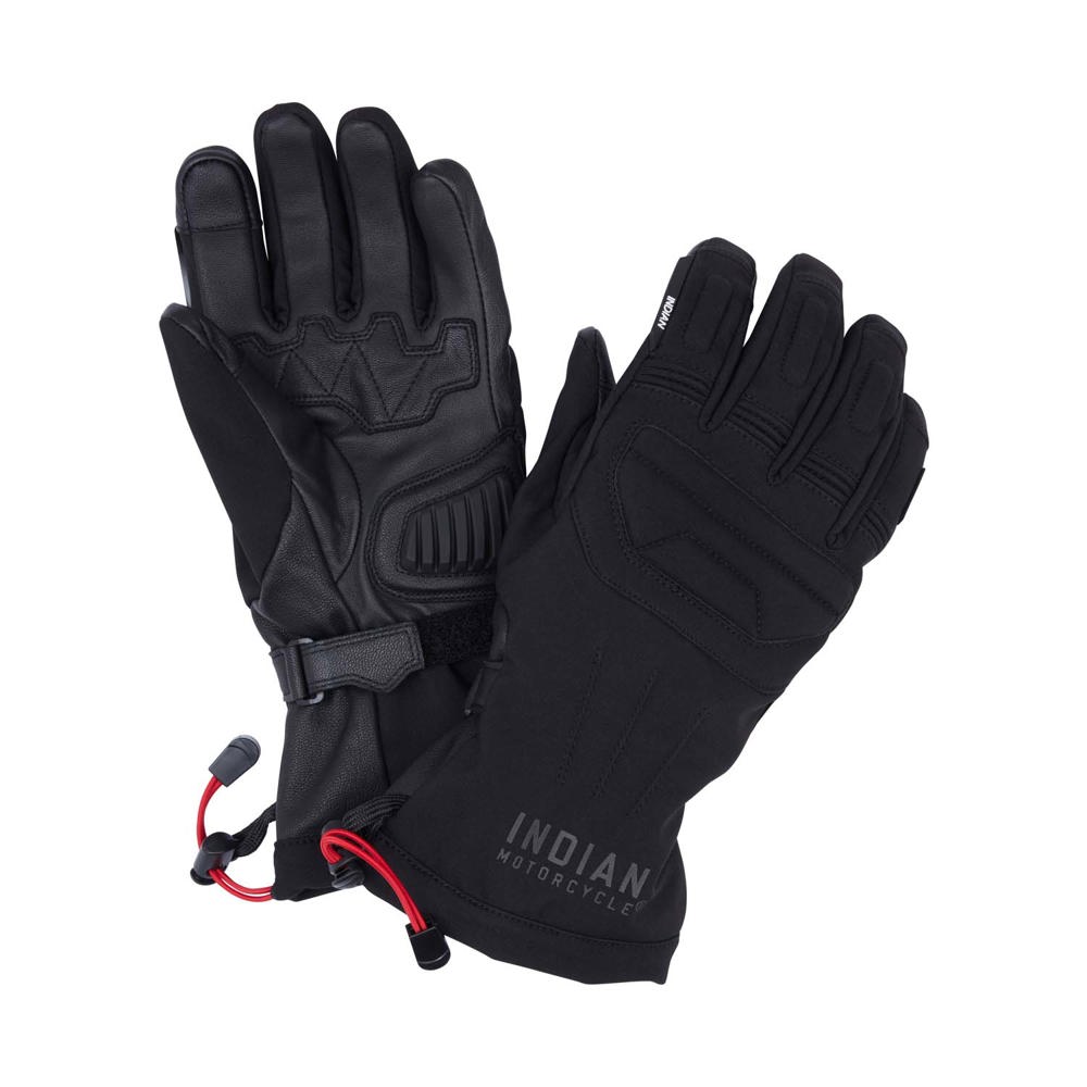 Indian Motorcycle cold weather gloves - black - Moore Speed Racing