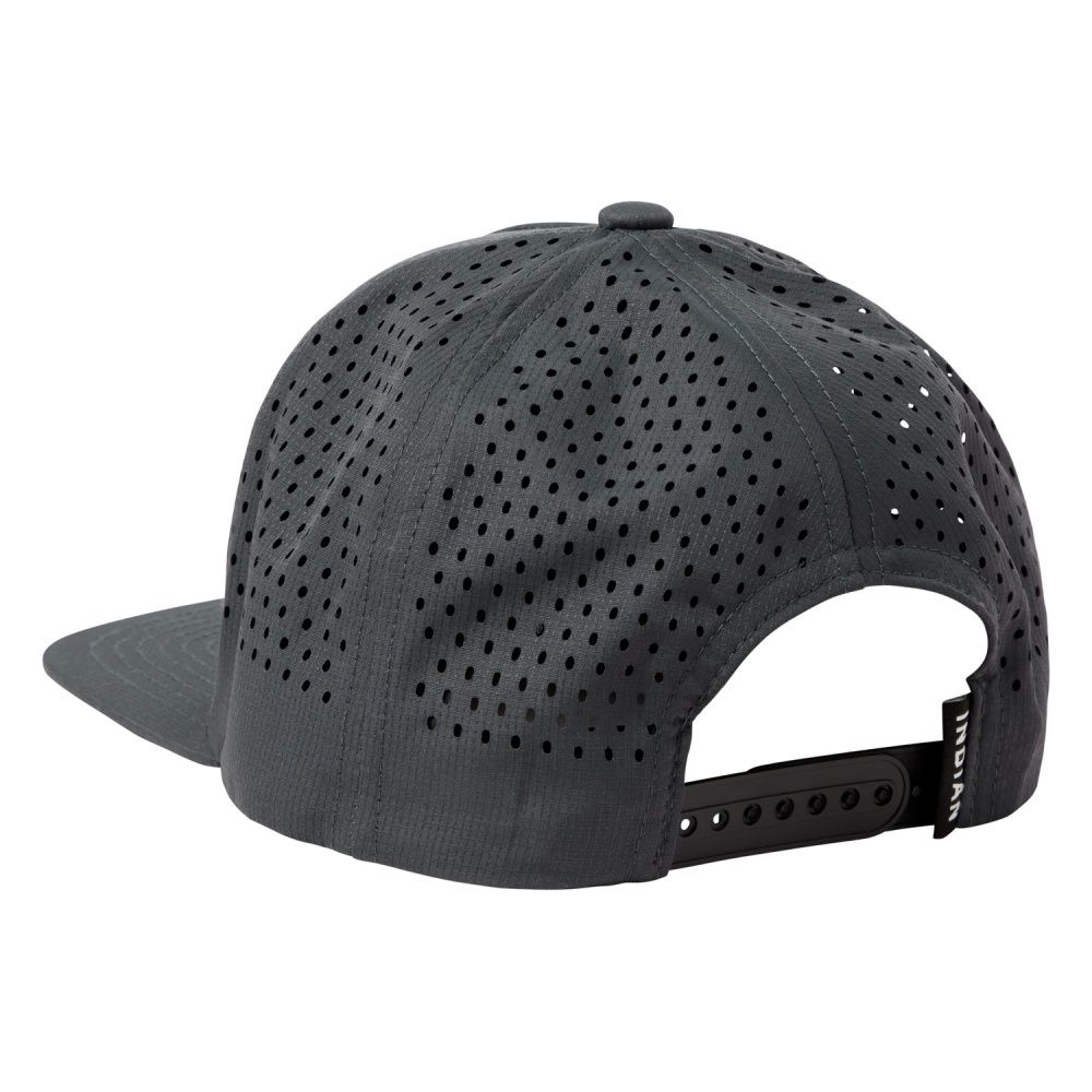 Indian Motorcycle Block Print ripstop cap (grey) - Moore Speed Racing