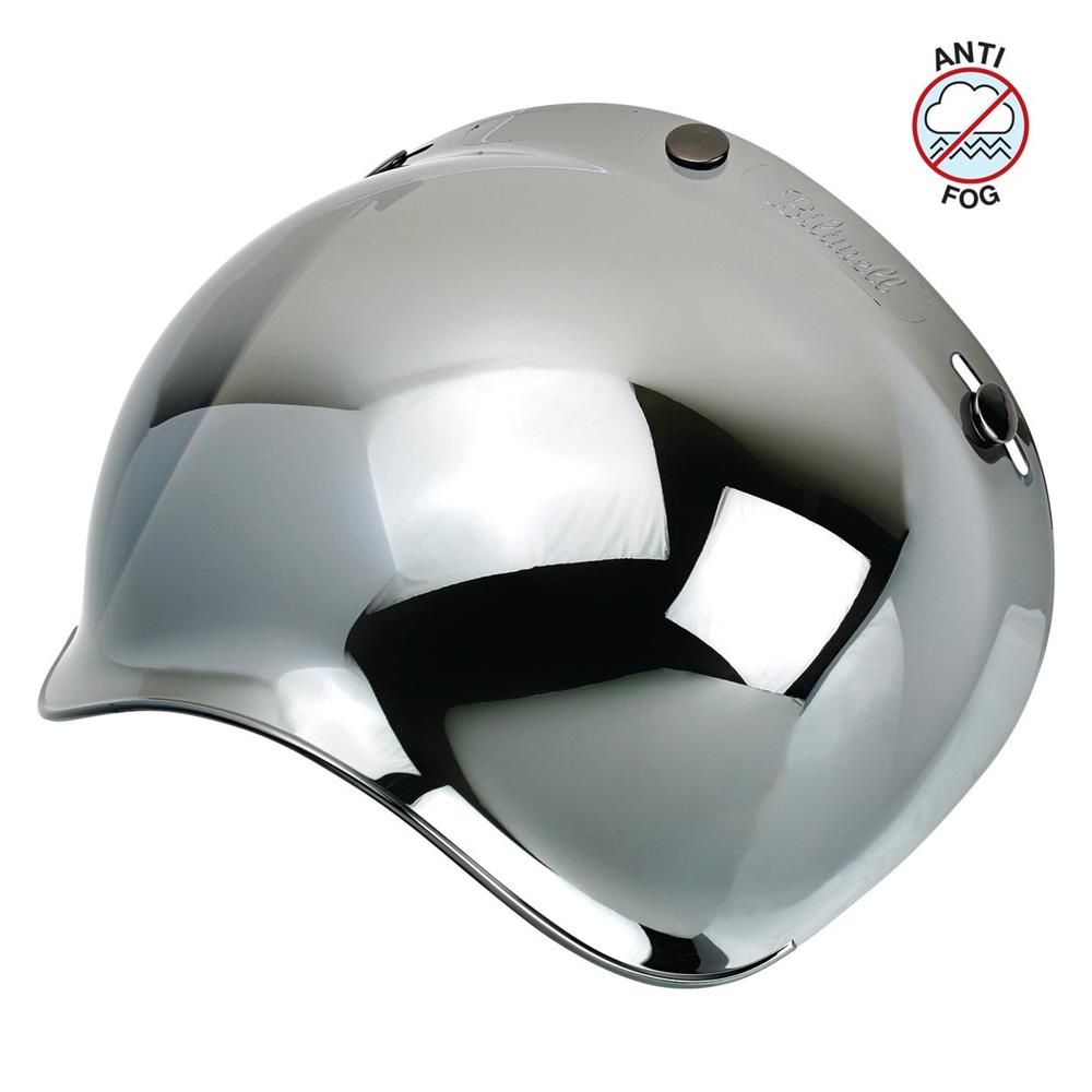 Biltwell Open Face Motorcycle Helmet Bubble Shield Visor Anti-Fog