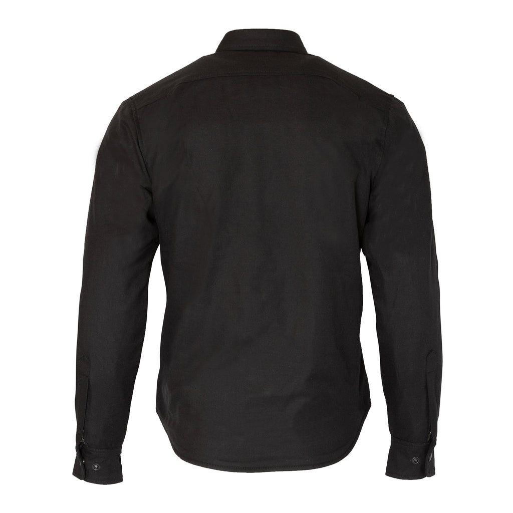 Merlin AXE Zip Up Kevlar Motorcycle Shirt - Black - Moore Speed Racing