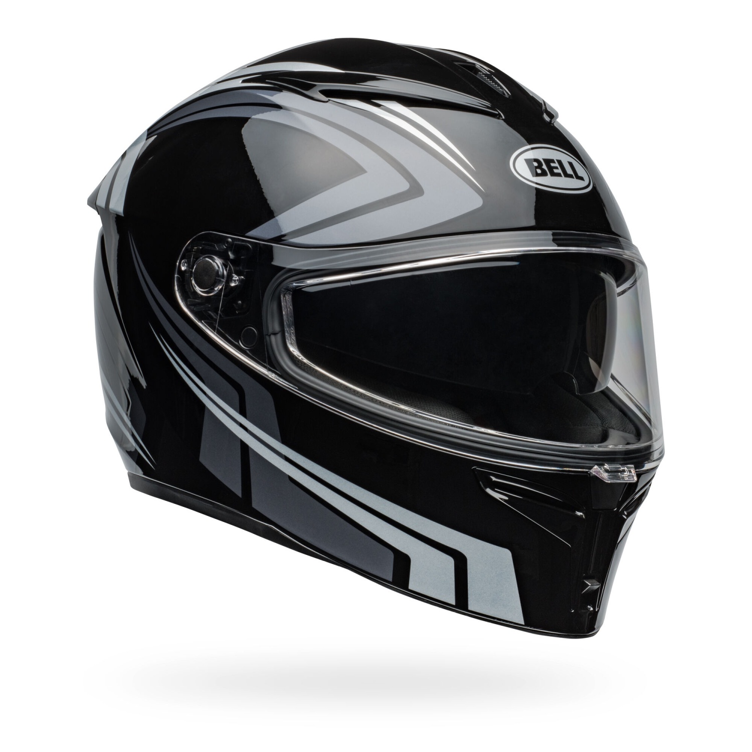 Bell Lithium Jetstream Gloss Black/Silver Helmet