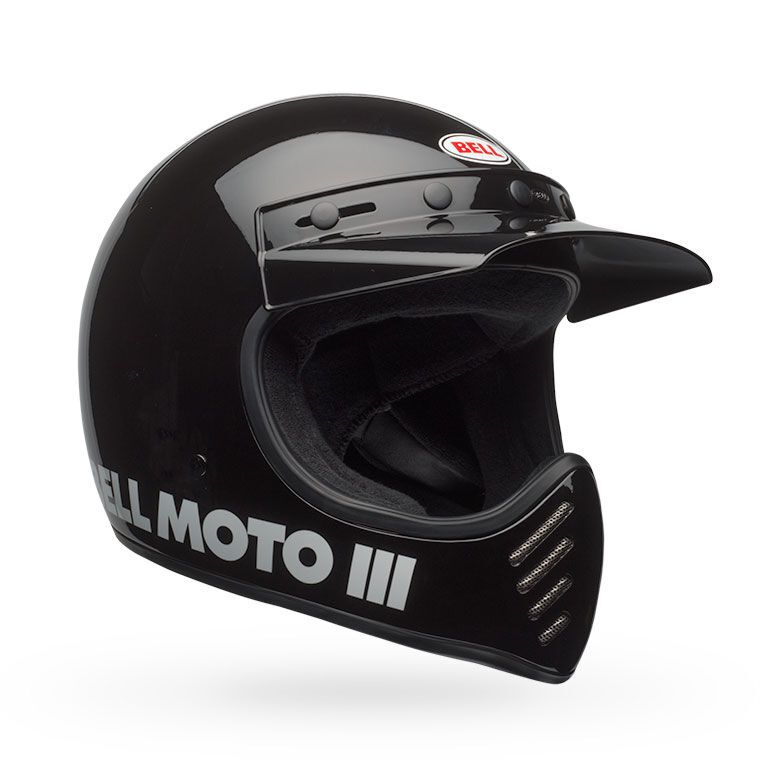 Bell Moto-3 Classic Gloss Black Helmet